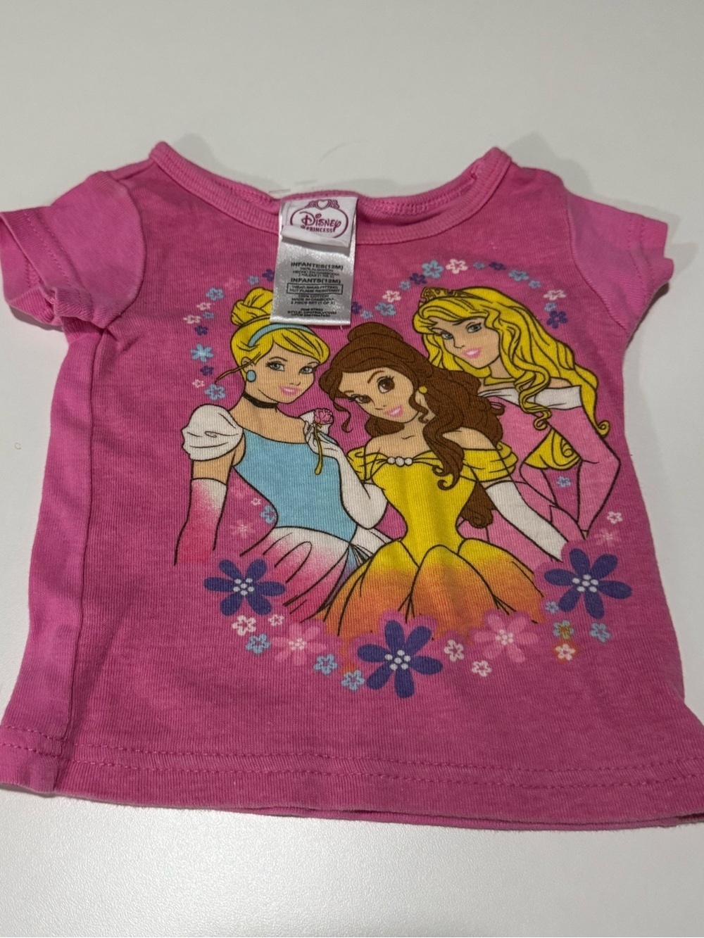 Disney Pink Princesses Short Sleeve Tee